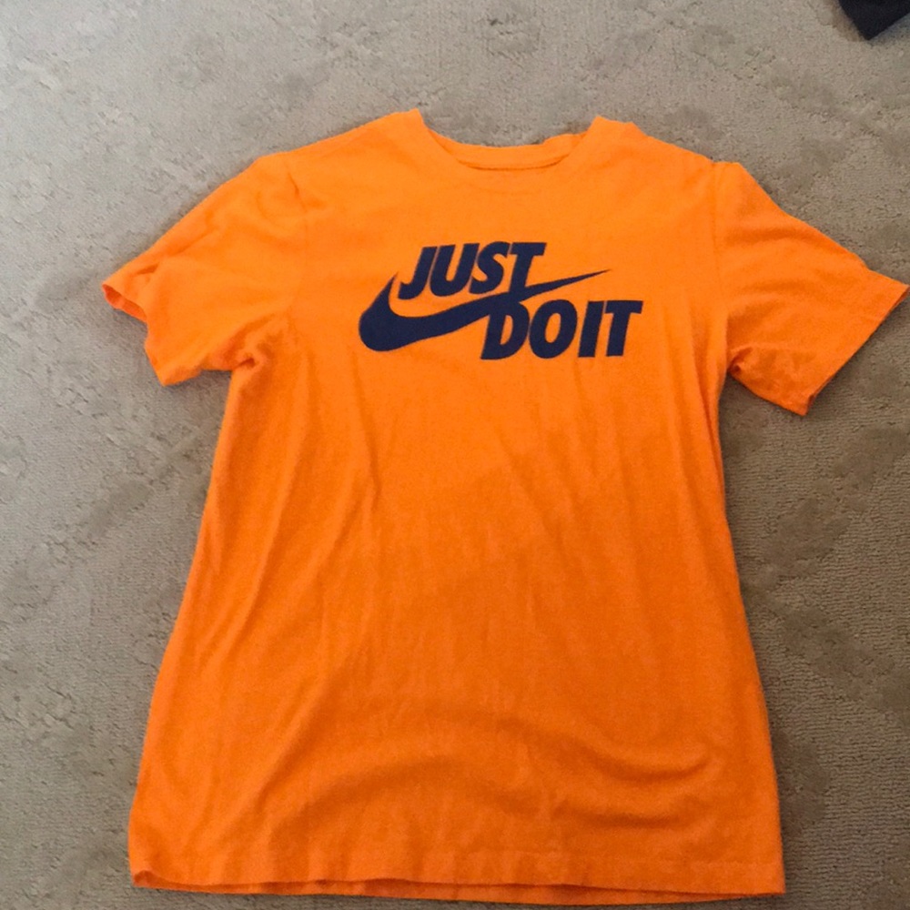 Orange/Navy Blue Nike T-Shirt